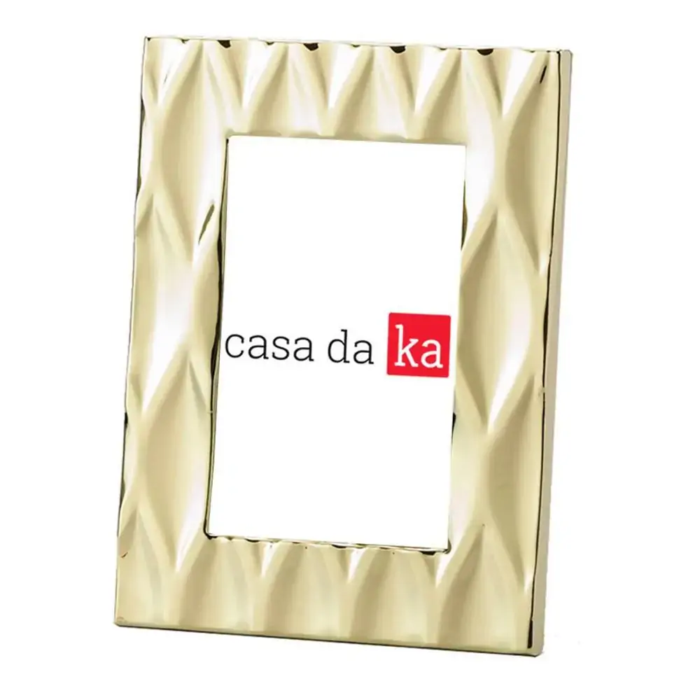 Porta Retrato Lyor 10x15cm Aco Diamond Dourado