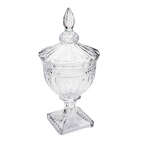 Potiche Pe Planeta 38cm Tampa Cristal