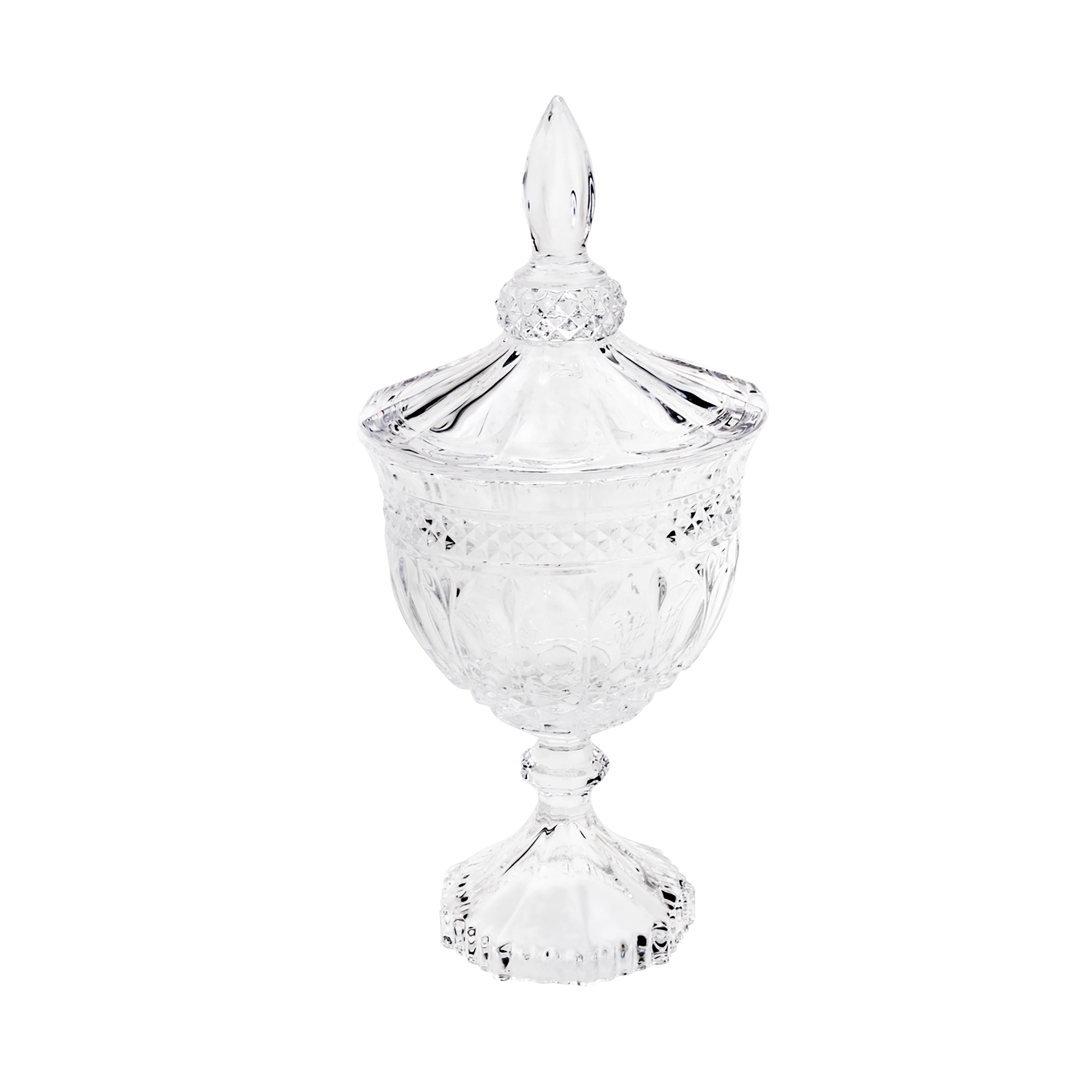 Potiche com Pé Lyor Brandon 24,5 cm