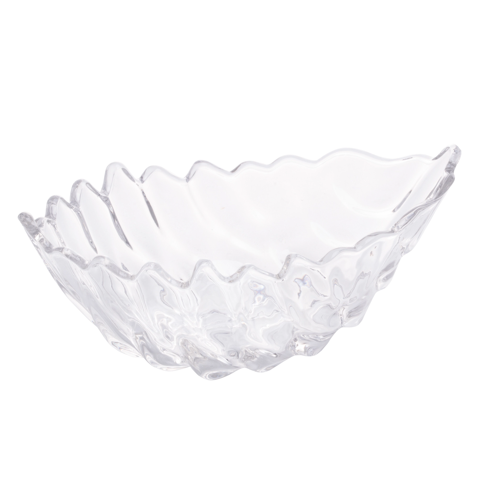 Prato Decorativo Cristal Leaf 19x8cm 4411 Lyor