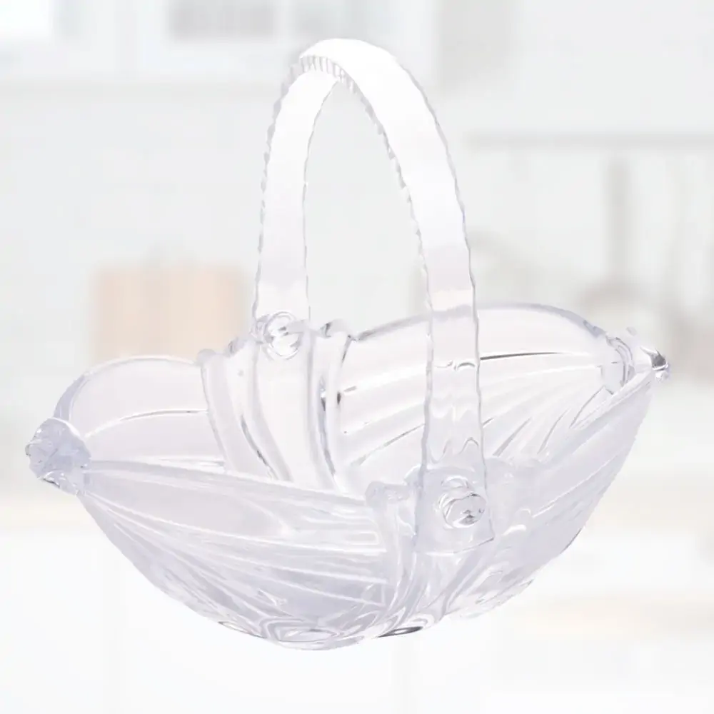 Cesta De Cristal 21,5x6,5x7,5cm Ref.4427 Coliseu