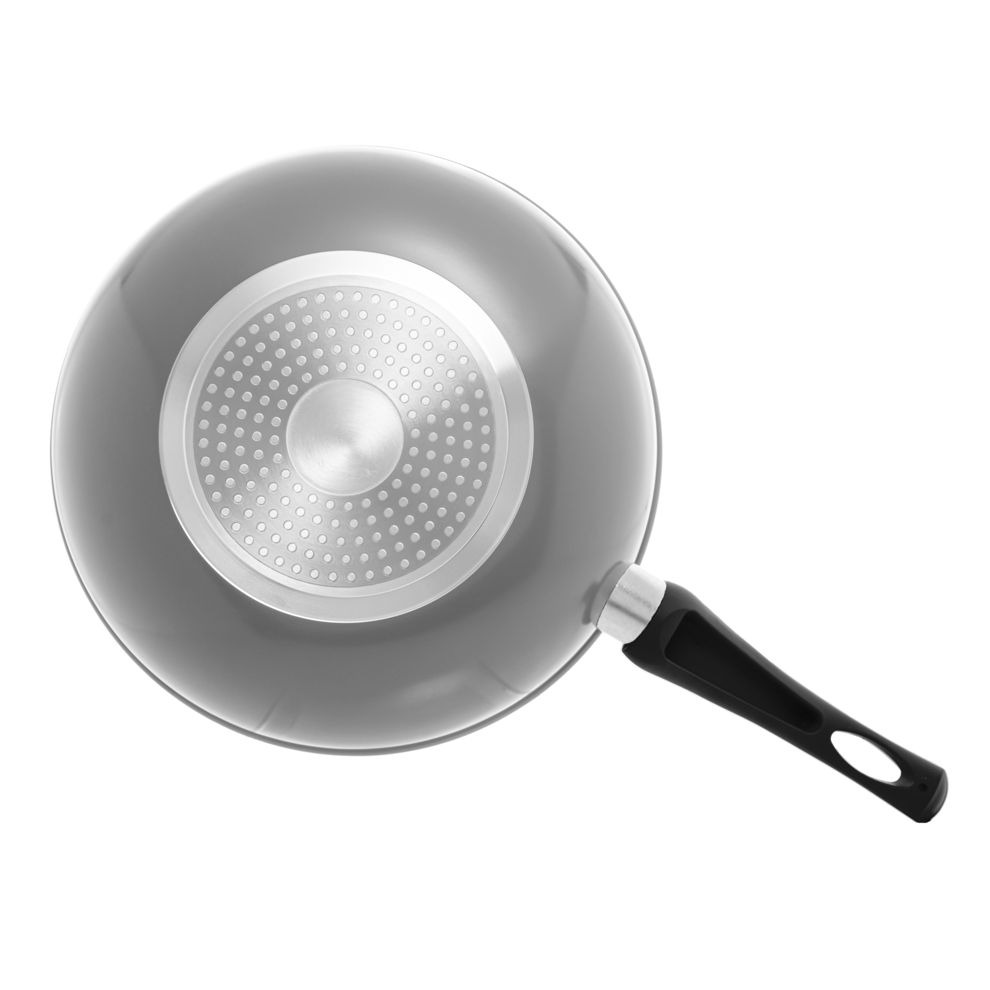 Frigideira Wok Inducao Alum Revest Ceramico Granilite Cinza 28cm 5222