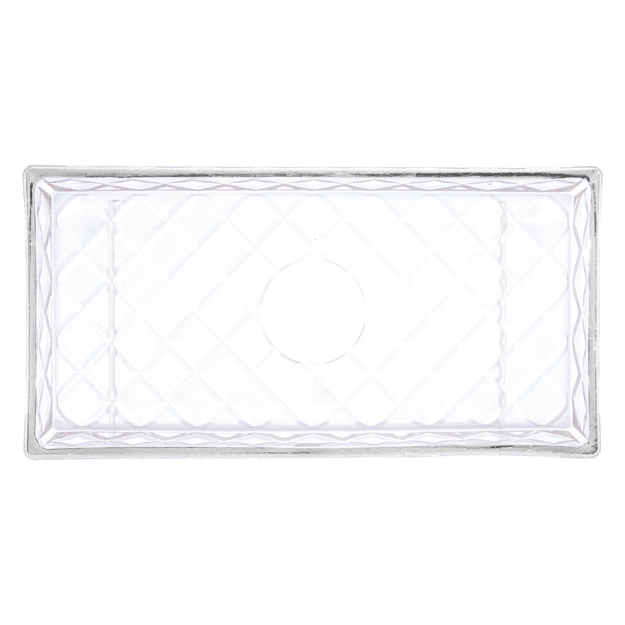 Traves Servir Cristal Chumbo Diamond 28,5x14,5x2cm Lyor