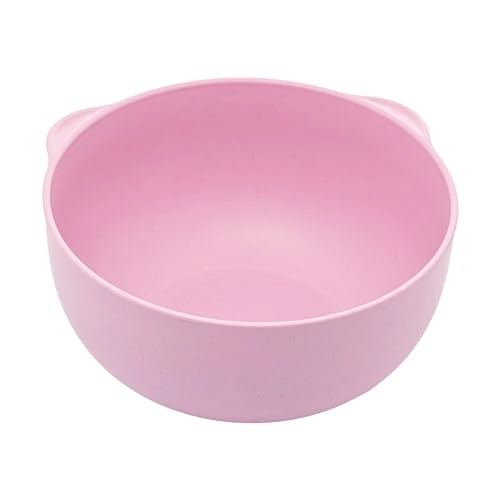 Bowl De Bambu E Pp Baby Bear Rosa 13,5cm X 13,5cm X 6,5cm Lyor
