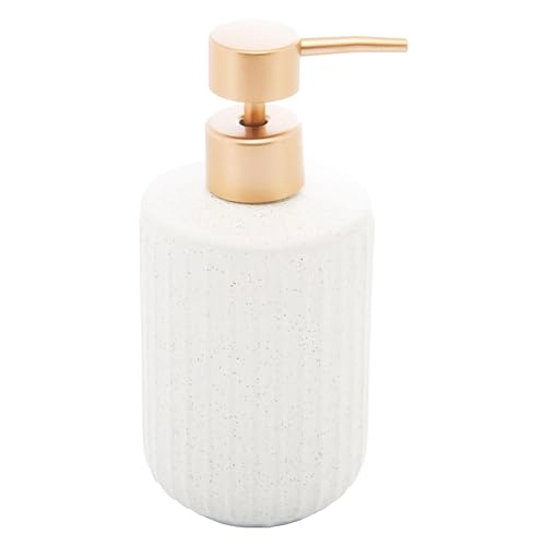 Porta Sabonete Liqui De Ceramica Branco