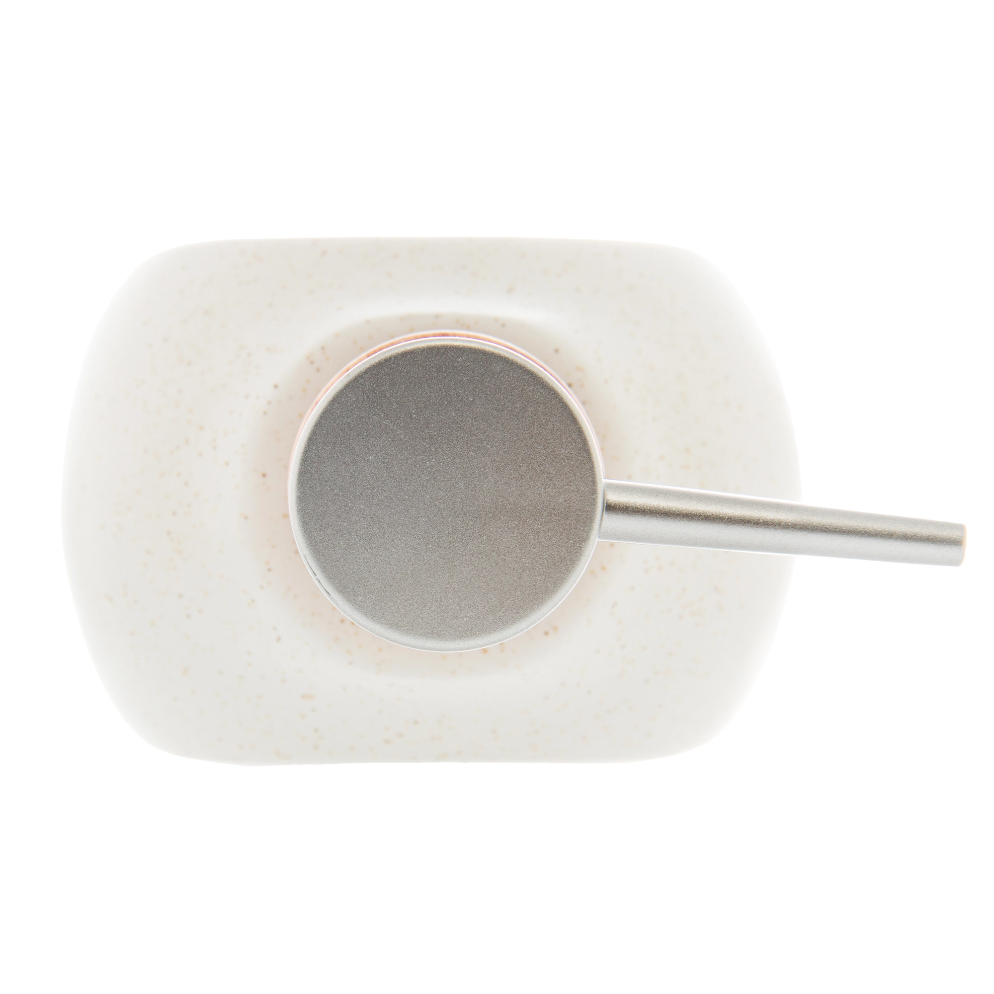 Porta Sabonete Lquido De Cermica Granilite Bath Branco 430ml Lyor