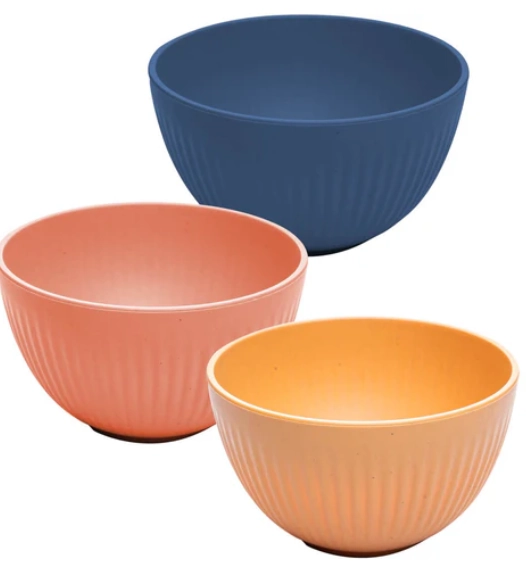 Bowl Stripes Bambu Pp Sortido 12x12x6cm 5933 Lyor