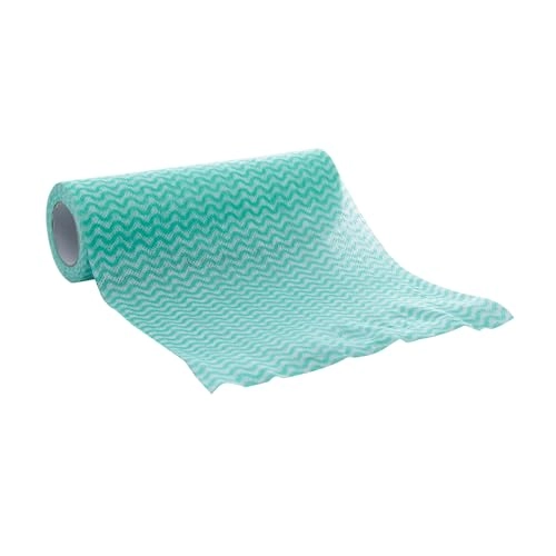 Conjunto De 25 Panos Multiuso De Microfibra Verde 20cm X 40cm Lyor
