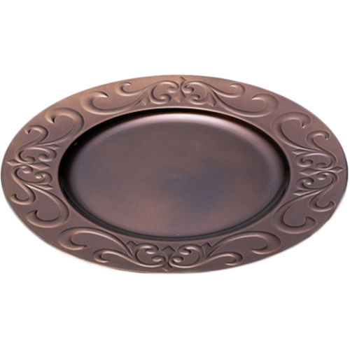 Conjunto De Sousplat Plástico Terracota 6 Peças Lyor Classic