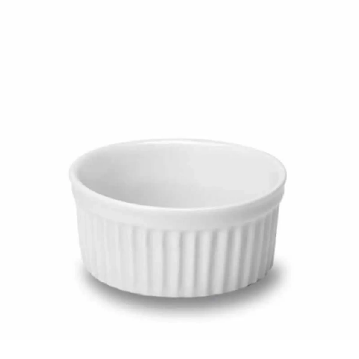 Ramequim de Porcelana Classic Branco 75 ml Lyor