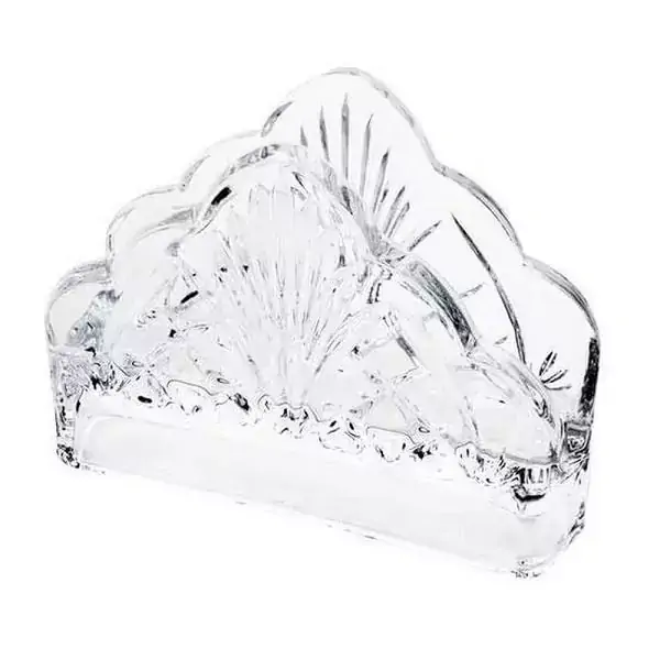 Porta Guardanapos de Cristal Dublin 13X4,5CM LYOR 7122