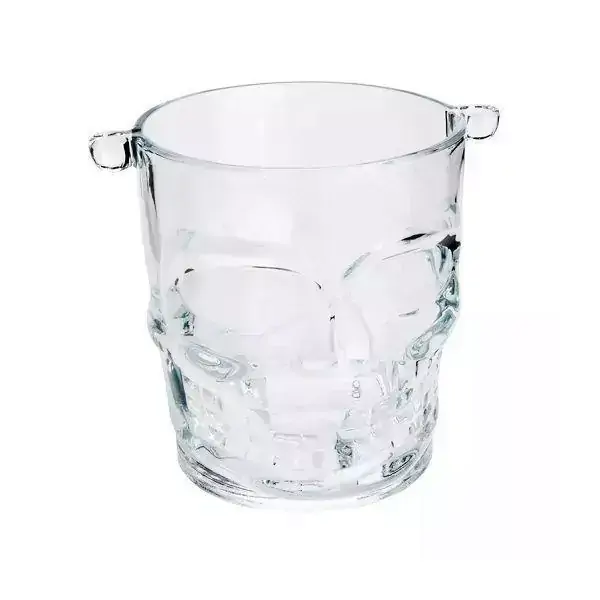 Balde de Vidro Para Gelo 1L Caveira SKULL LYOR 7215