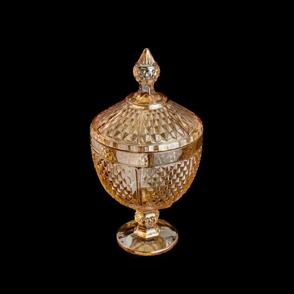 Potiche Decorativo Lyor 15x28cm C/pe Perseu Ambar
