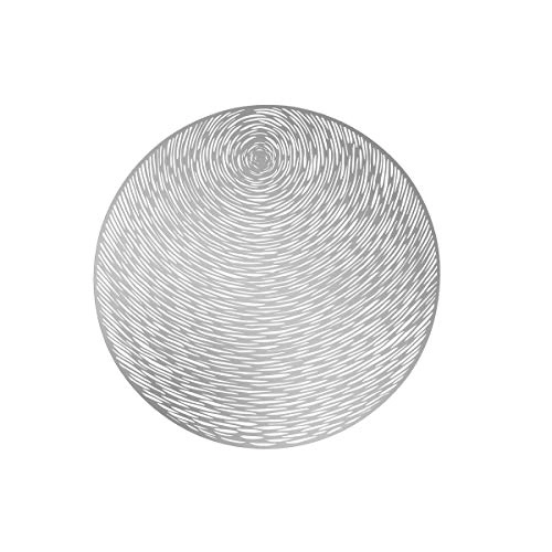 Lugar Americano Lyor 38cm Plastico Globe Prateado