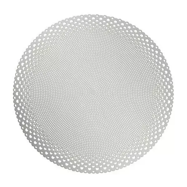 Lugar Americano 38CM Plastico Sussex Prata LYOR 7320
