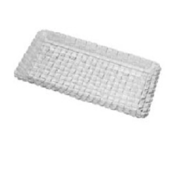 Prato Retangular Lyor Tress 25 x 13 x 2 cm