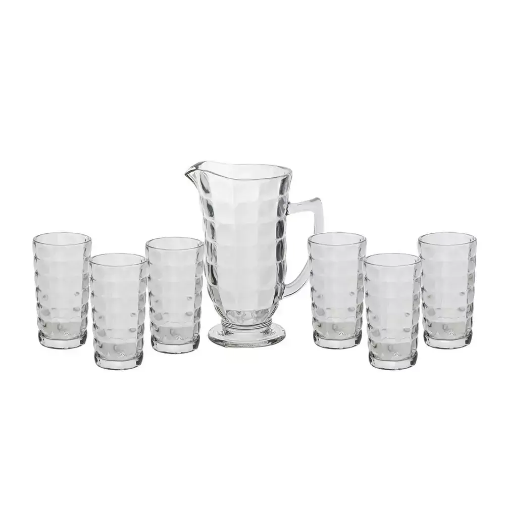 Conjunto de Jarra e Copos Lyor Xadrez - 7 peças