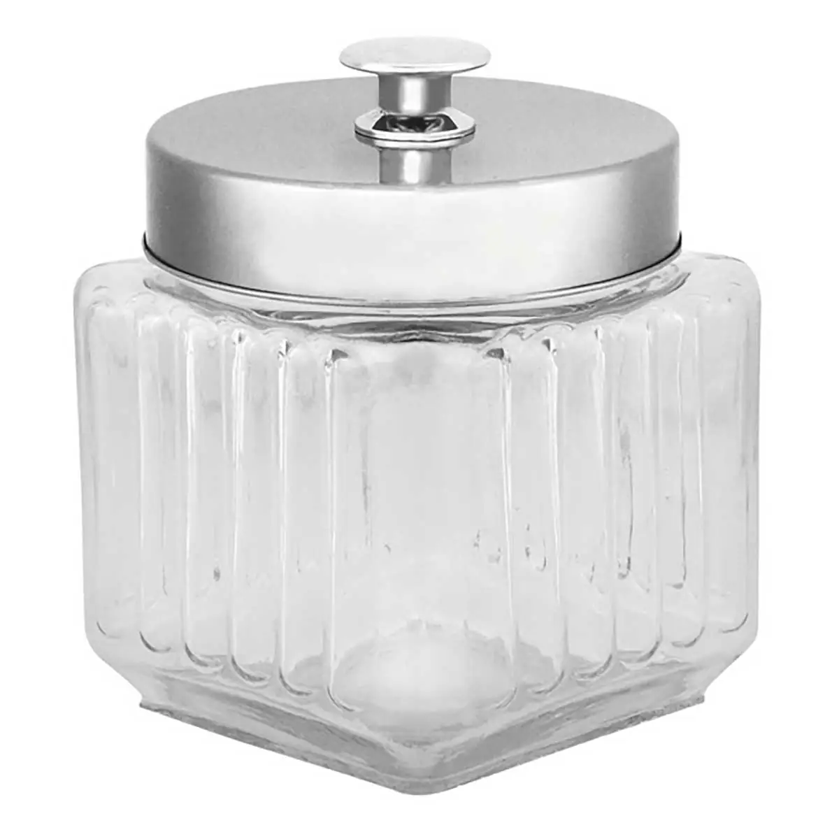 Porta Mantimento Vidro com Tampa de Metal Lyor Vegas 1,2L