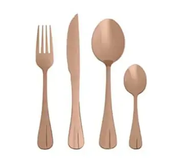 Faqueiro Aco Inox Positano Rose 24pcs 7850 Lyor