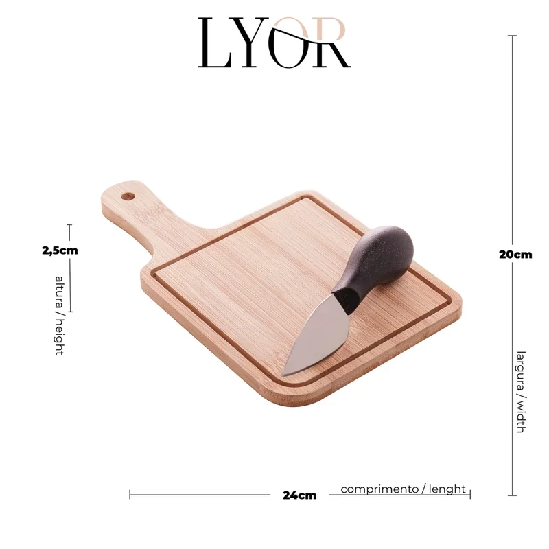 Conj P/queijo Lyor 7979 2pcs