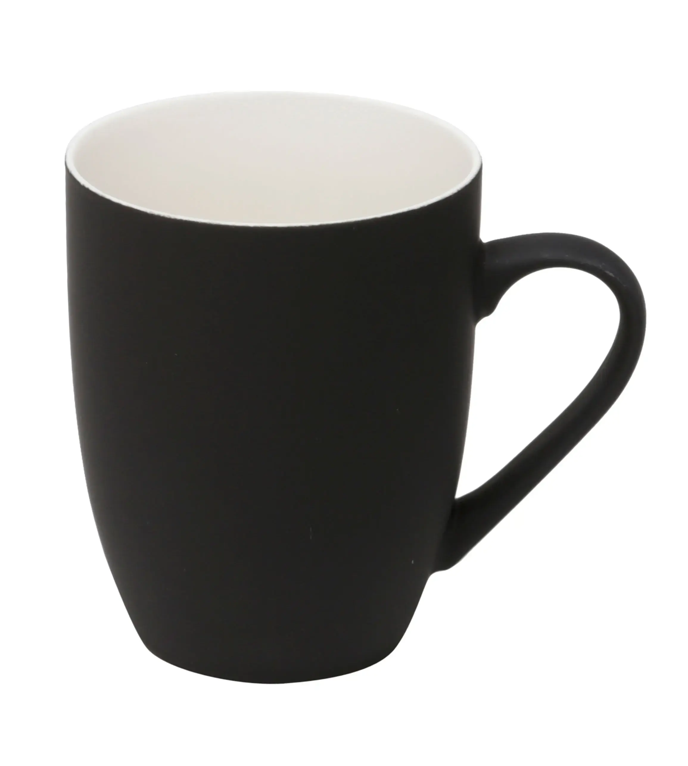 Caneca De Porc Soft Touch Preta 350ml 8347