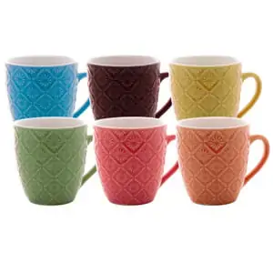 Caneca De Porcelana Copacabana Cor Sortida 175ml