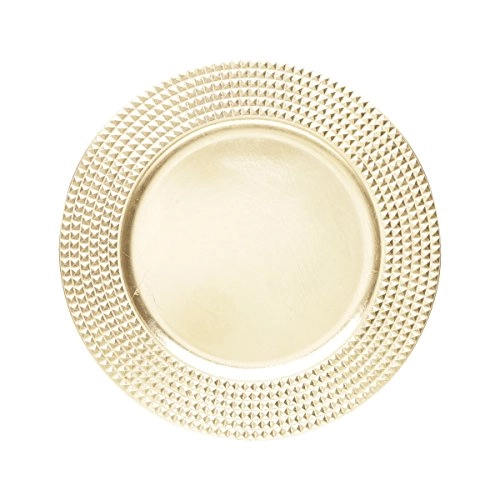 Cj.6 Sousplats Lyor 33cm Destiny Dourado