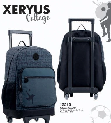 Mochila C/carrinho Futebol 16 Ref.12210