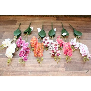Galho Orquidea C Folha Peq 3d Cr 0072 Lily