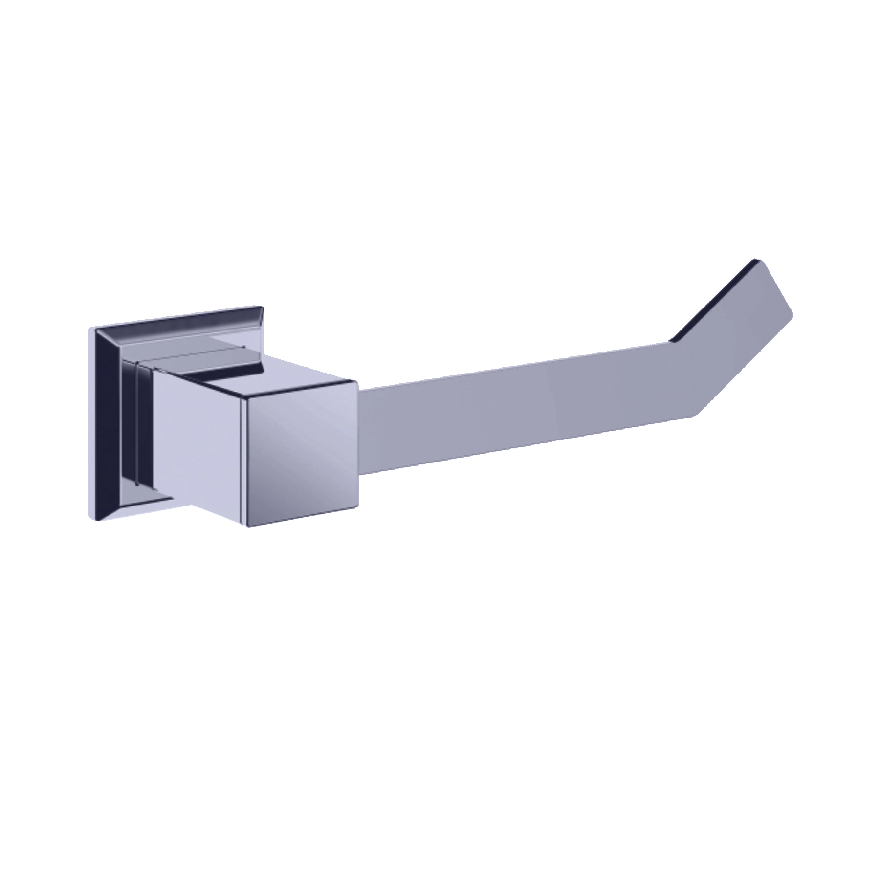 Porta Papel Higiênico Simples Parede Aço Inox Prata Brilhante Premium Ducon Metais