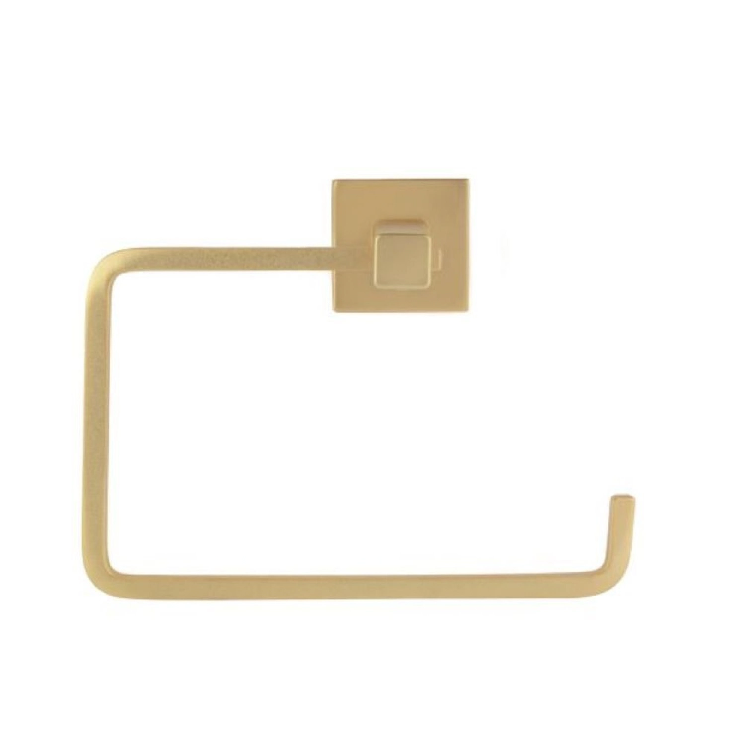 Porta Papel Higiênico Inox Square Sq12250 Ducon Metais Ouro Fosco