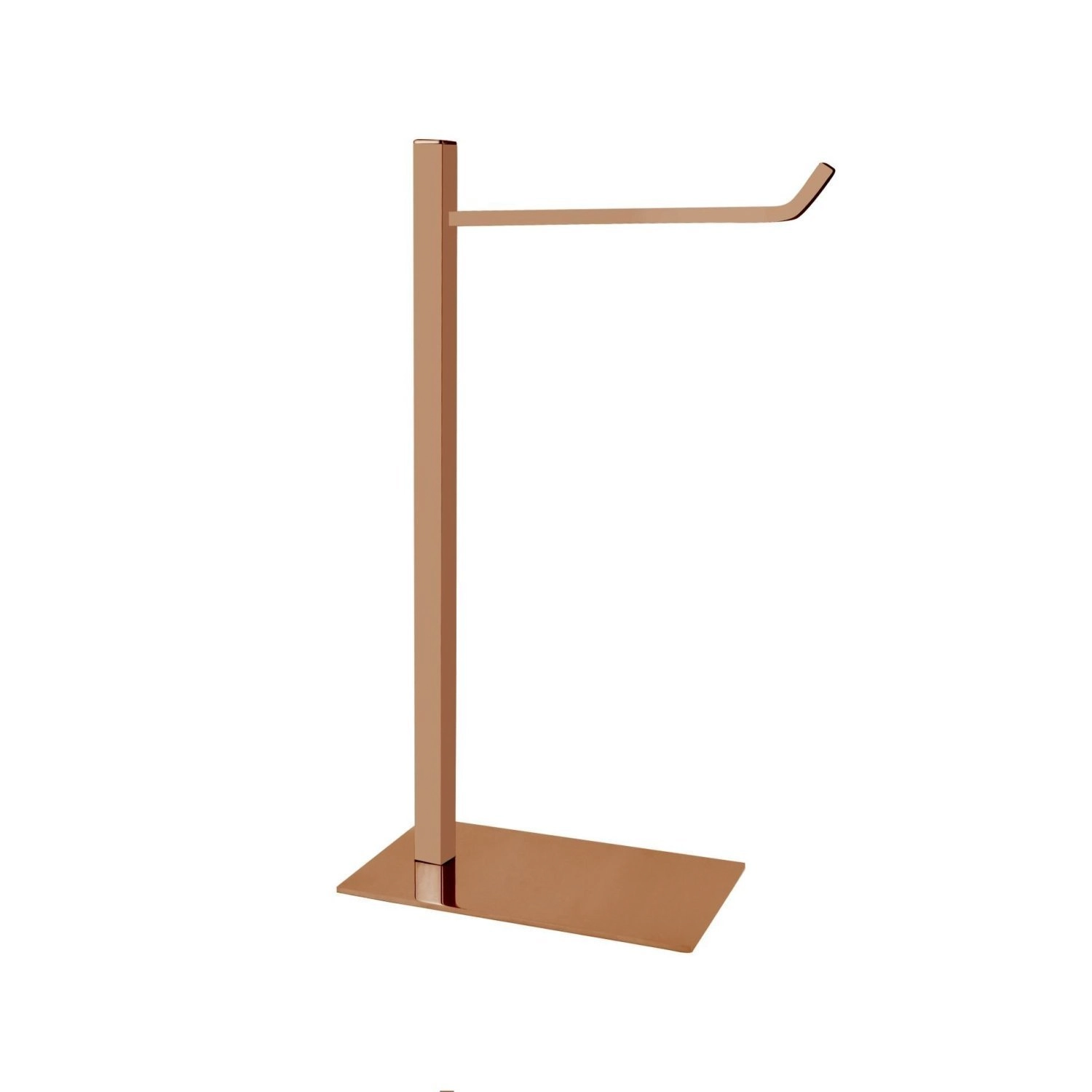 Porta Toalha De Bancada Inox Square Sq12482 Ducon Metais Rose Gold