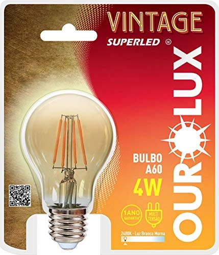 Vintage Led Bulbo A60 4w Biv 2400k