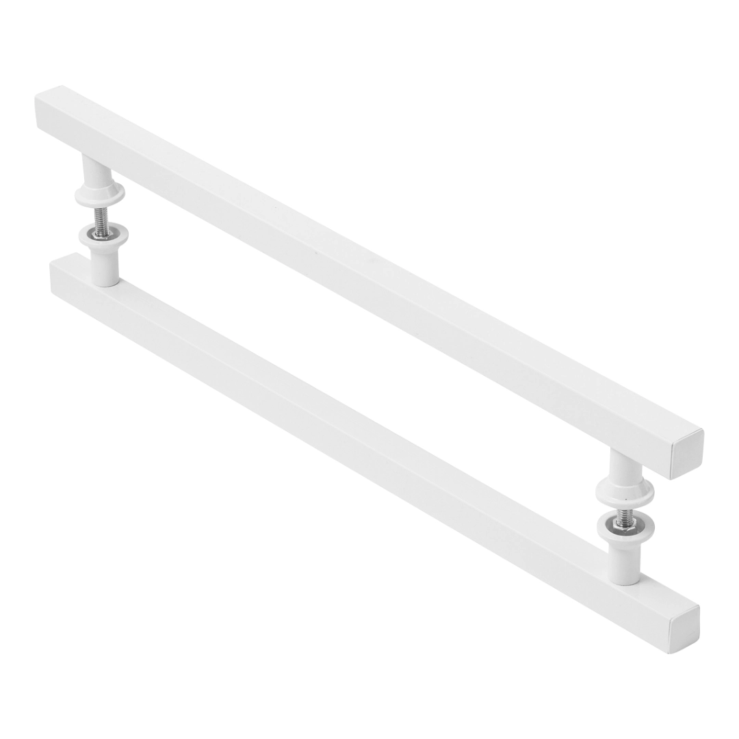 Puxador De Porta Reto Branco 40cm