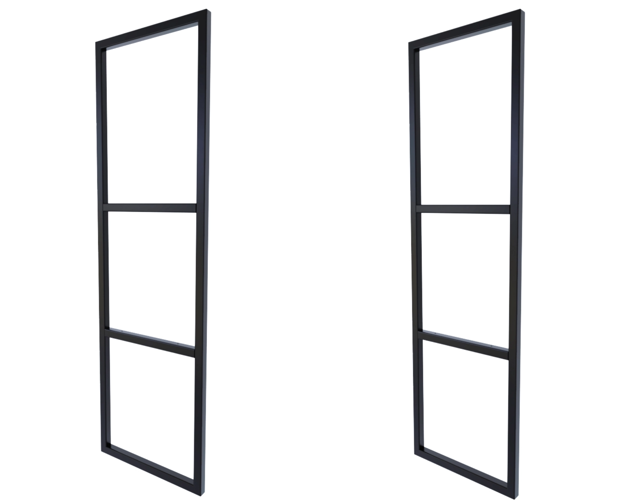 2 Suportes Prateleira Tripla Estilo Industrial Parede Teto