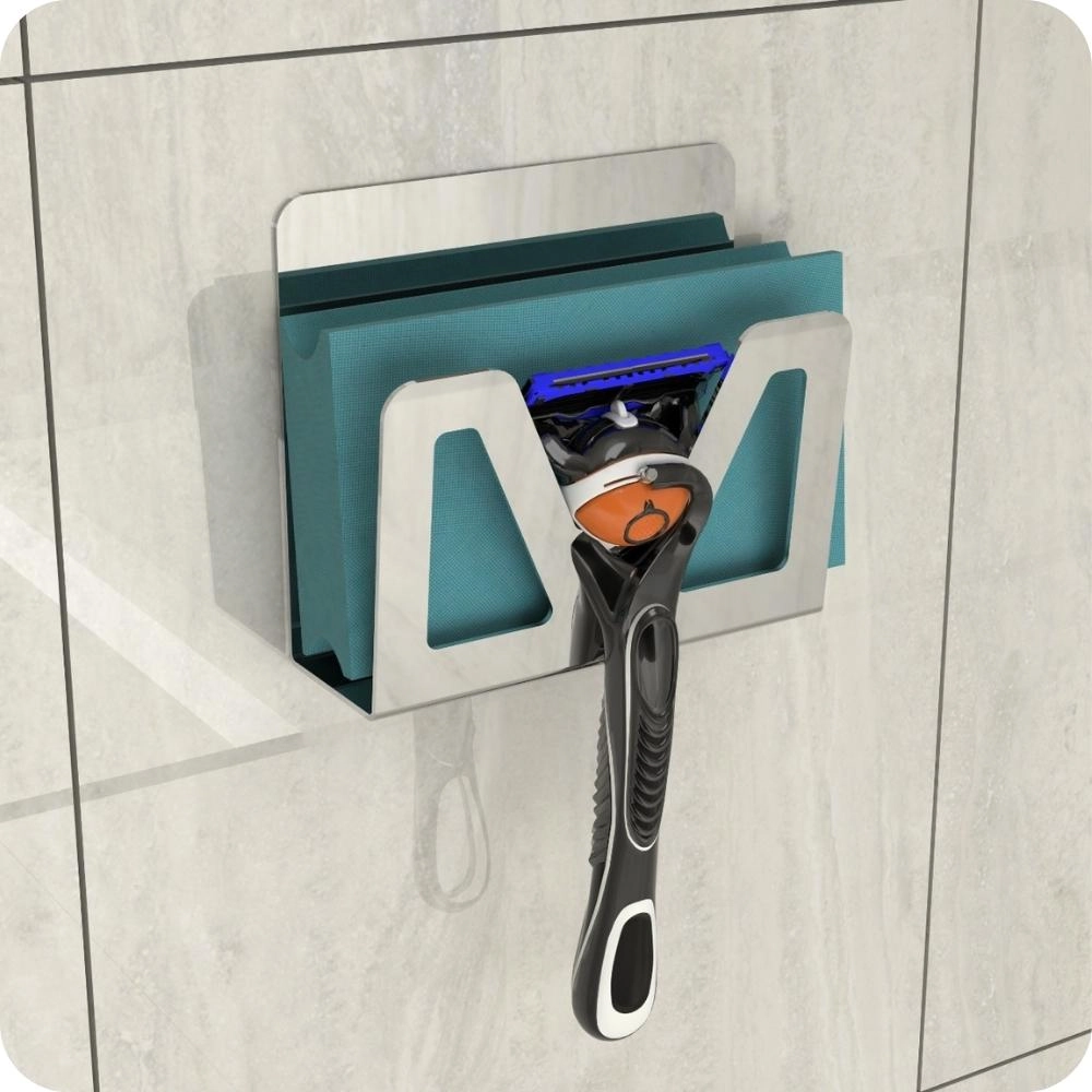 Suporte Para Lamina De Barbear Porta Gilete Inox Elg