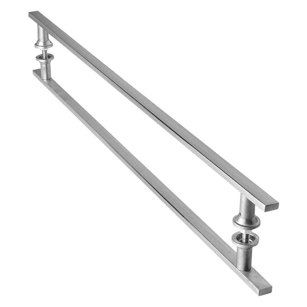 Puxador Aço Inox Escovado Para Porta De Vidro 90cm M.s