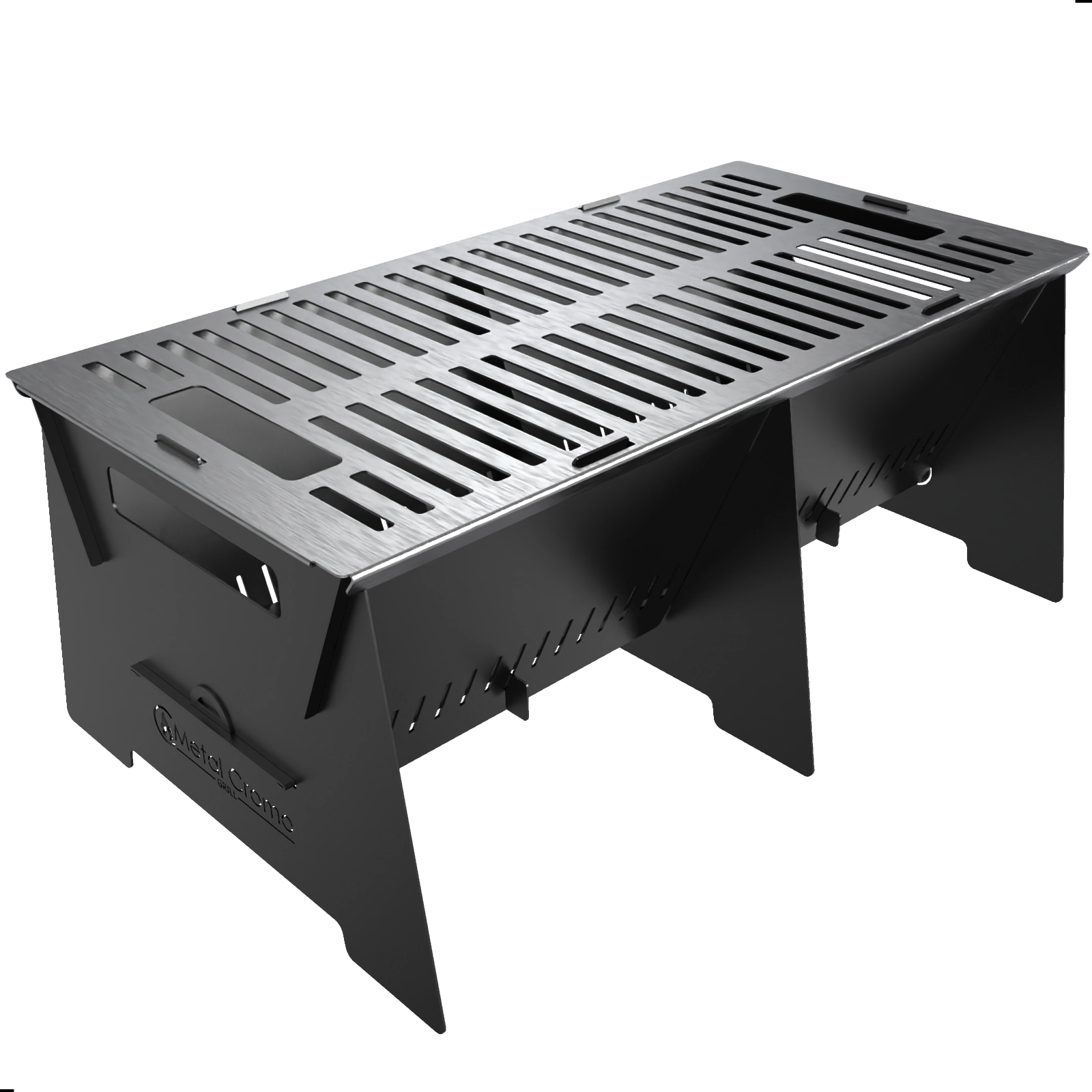 Churrasqueira Portátil Desmontável Camping Carvão Sgrill.aco