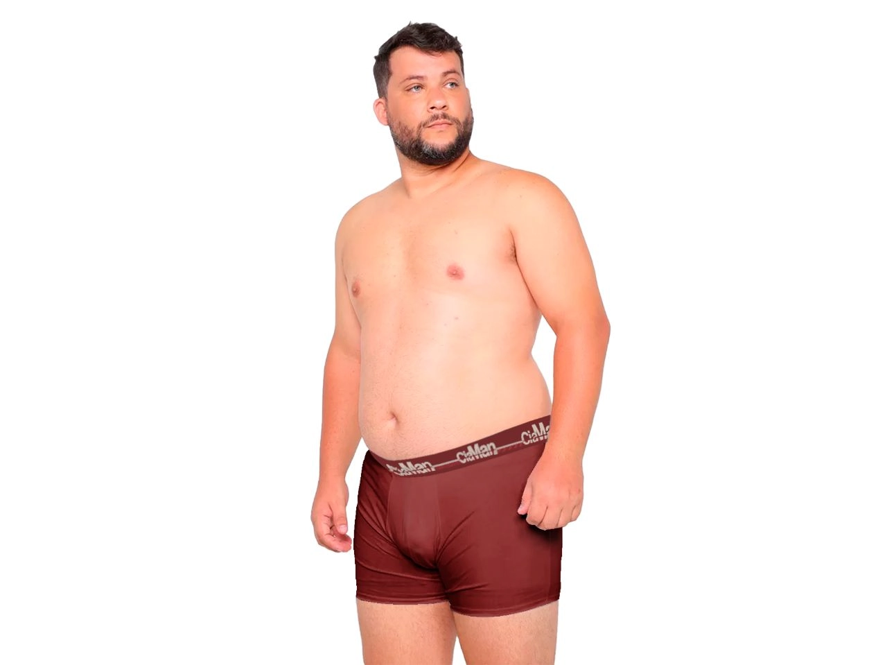 Cueca Box Adulto Lisa Plus Size G1 Bps09 G1 Salber