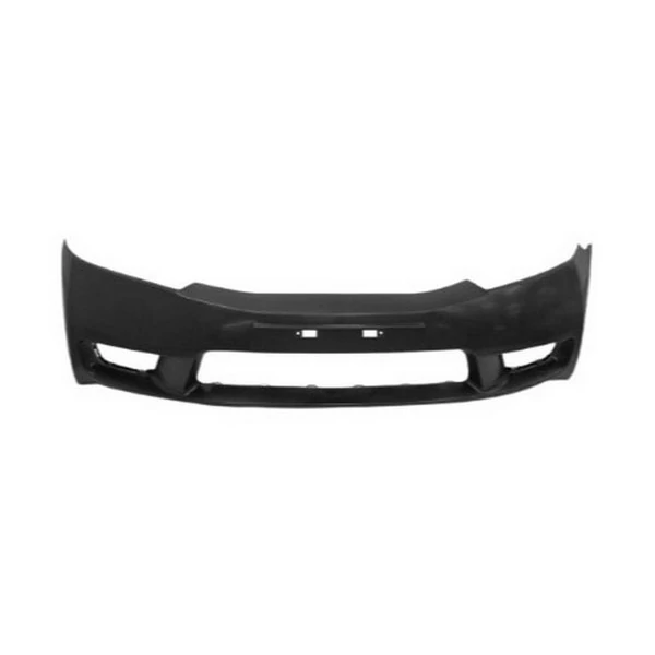 Para-choque Dianteiro HONDA CIVIC com Ressalto para Placa Preto Liso - FABRICIO 226