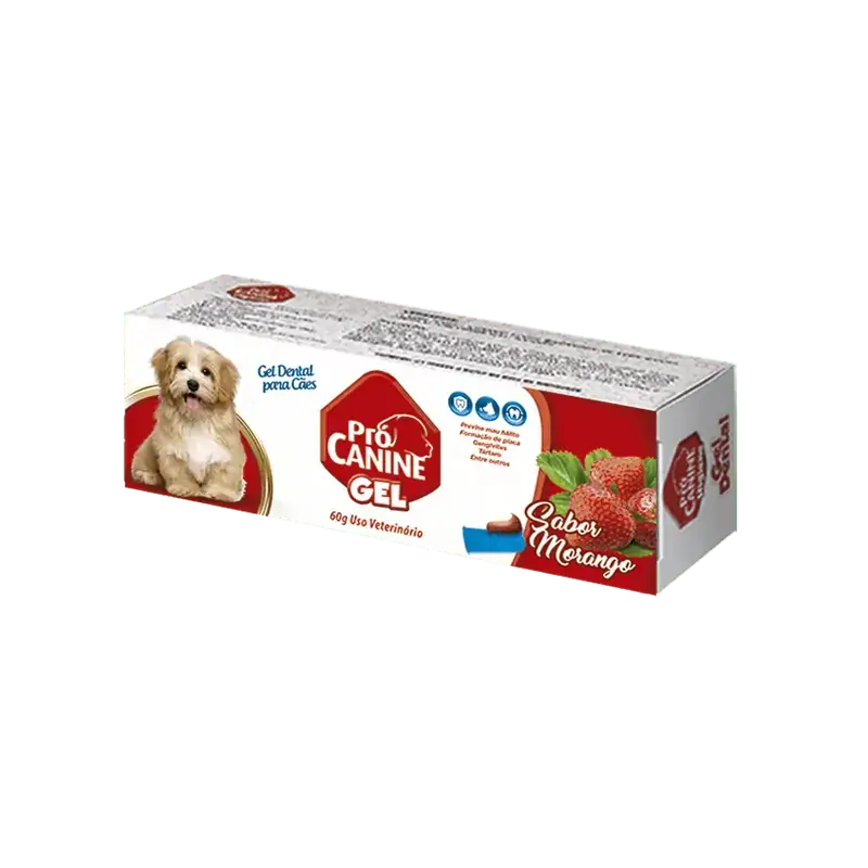 Gel Dental Procanine Morango 60g