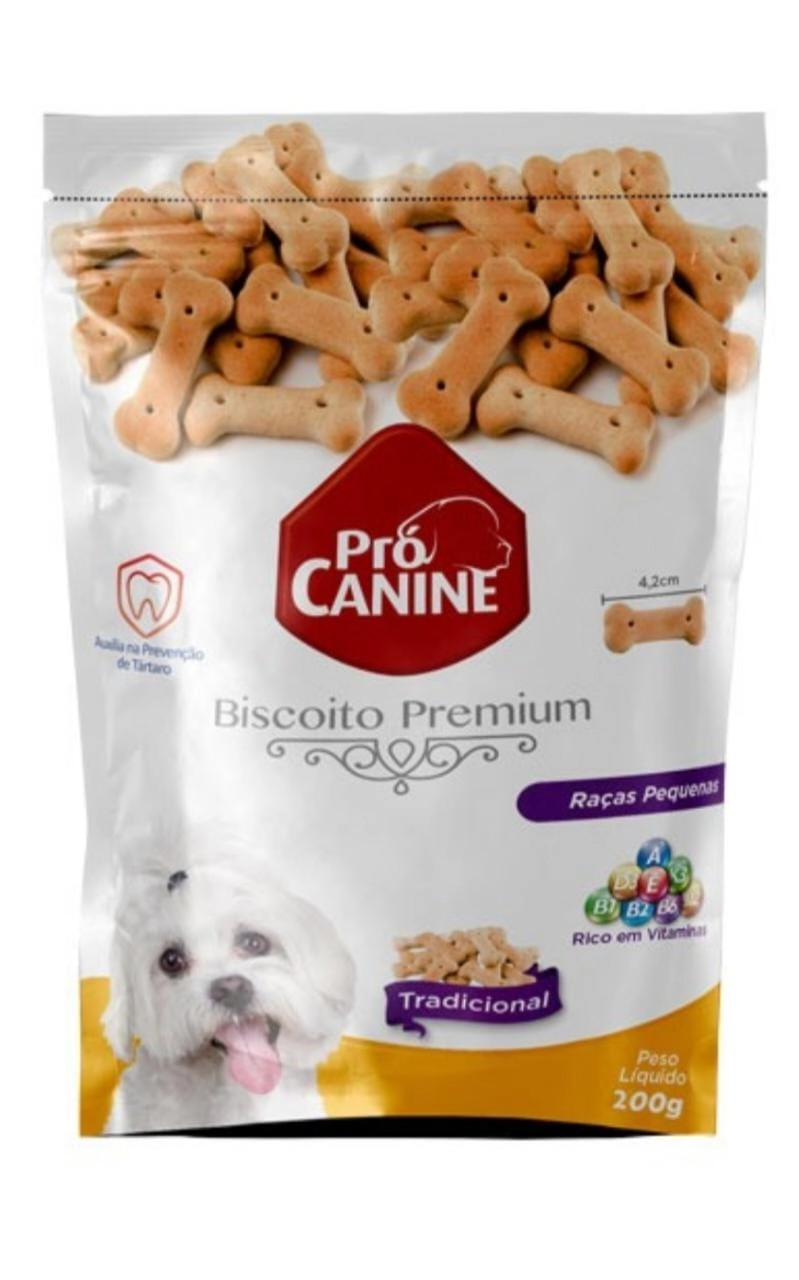 Biscoito Pro Canine Gourmet Premium Raças Peq. 300g