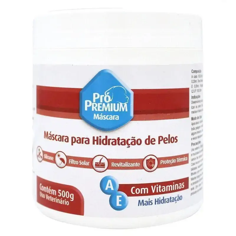 Máscara Para Hidratação De Pelos Pró Premium 500g