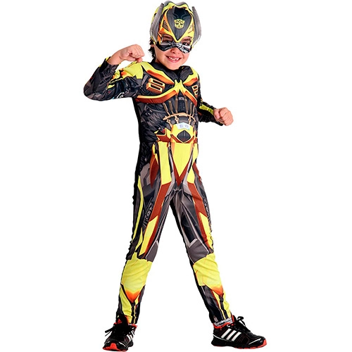 Fantasia Infantil Transformers 4 Premium Amarela Sulamericana Fantasias