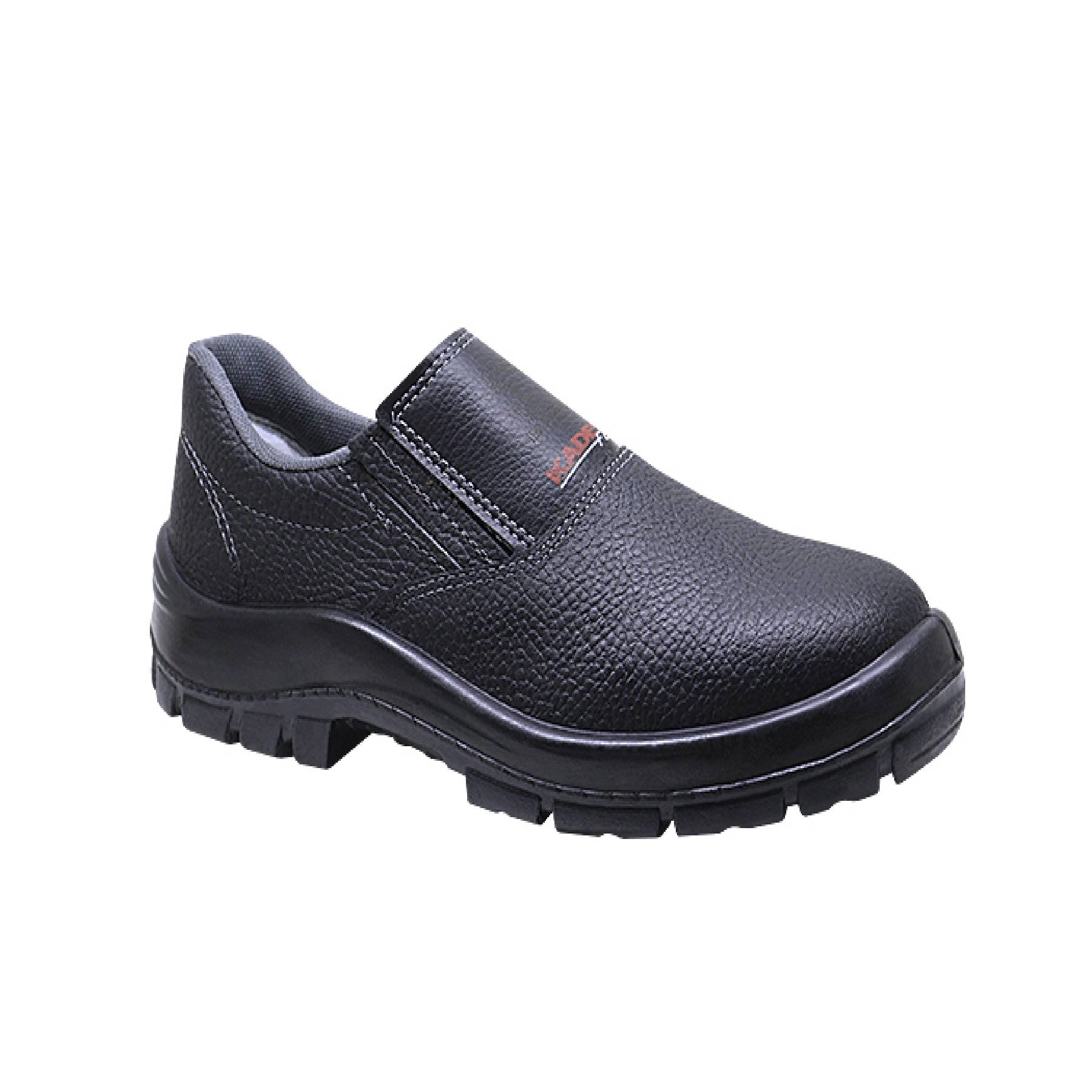 Sapato Flexivel Elástico de Couro Preto N35 Kadesh