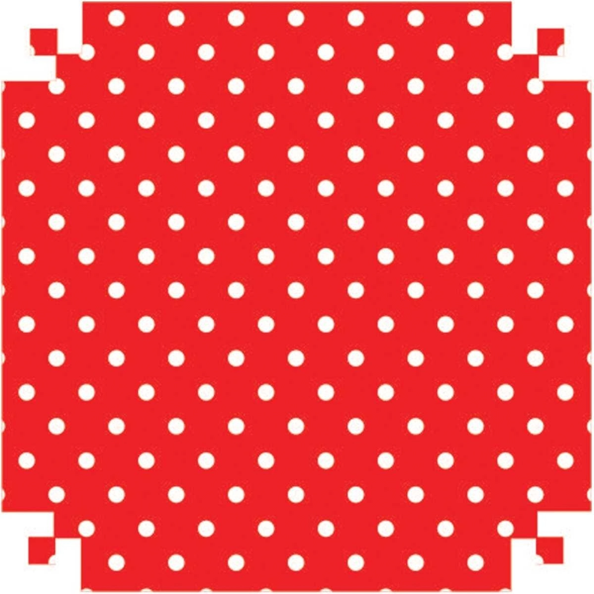 Papel Cartolina Dupla Face Dec Petit Poa Verm 150g 48x66 Pct C/20