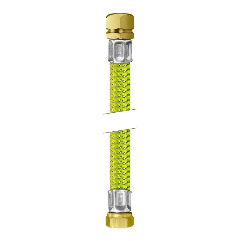 Mangueira Flexivel Gas Cozinha Aco Rosca Femea X Bico 1/2 - 0 80 Tms