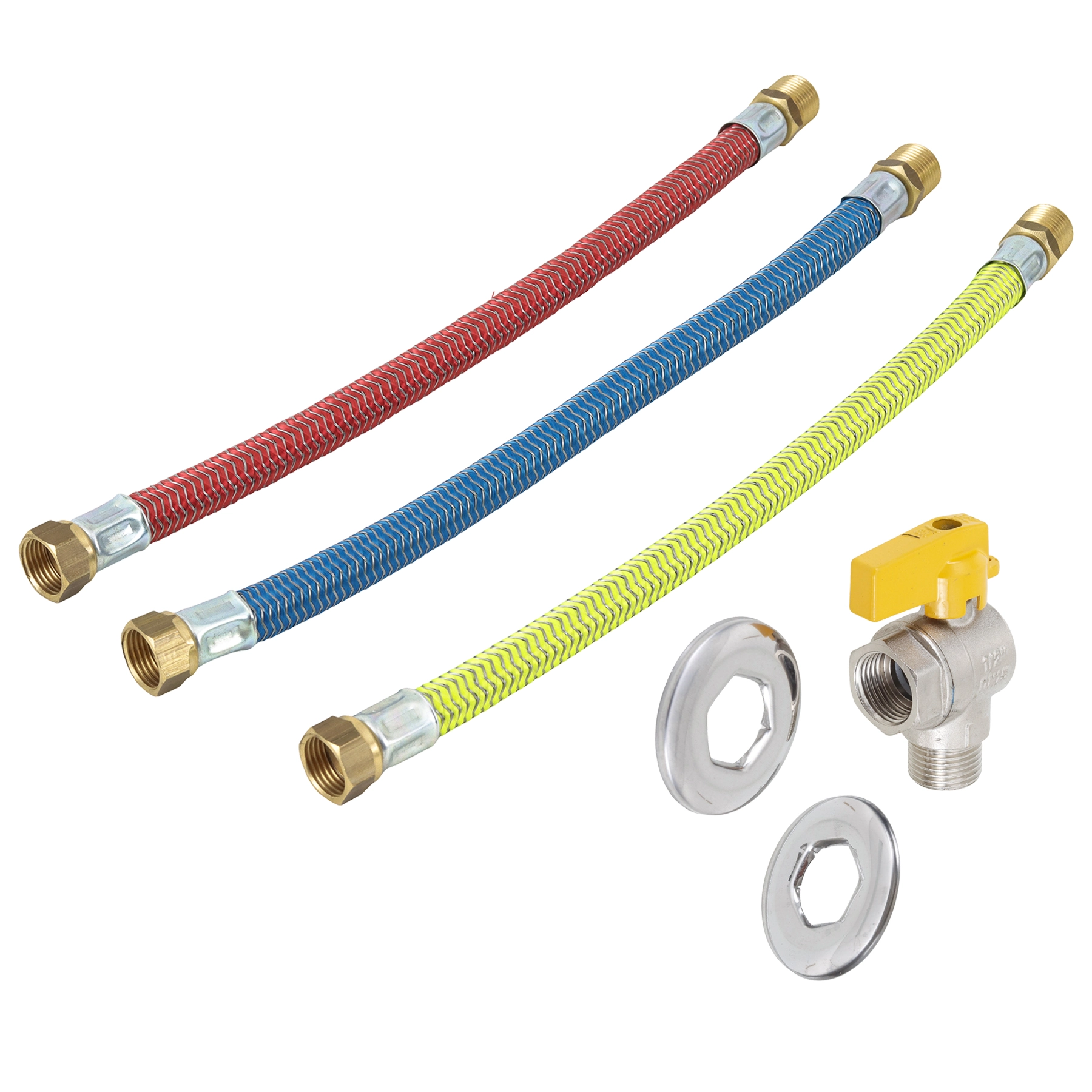 Kit Ligação Aquecedores a Gás 1/2" 40cm Roco