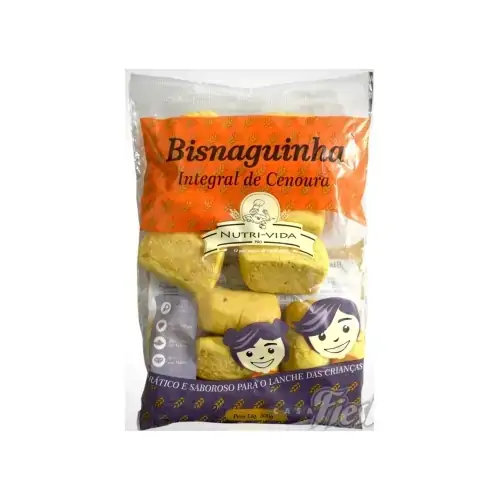 Bisnaguinha Int. Cenoura 300g Nutri Vida Alimentos