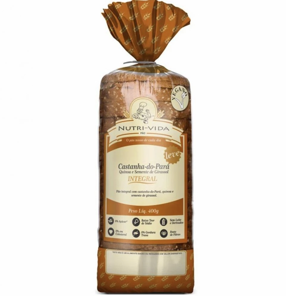 Pao Integral Castanha Do Para Nutrivida